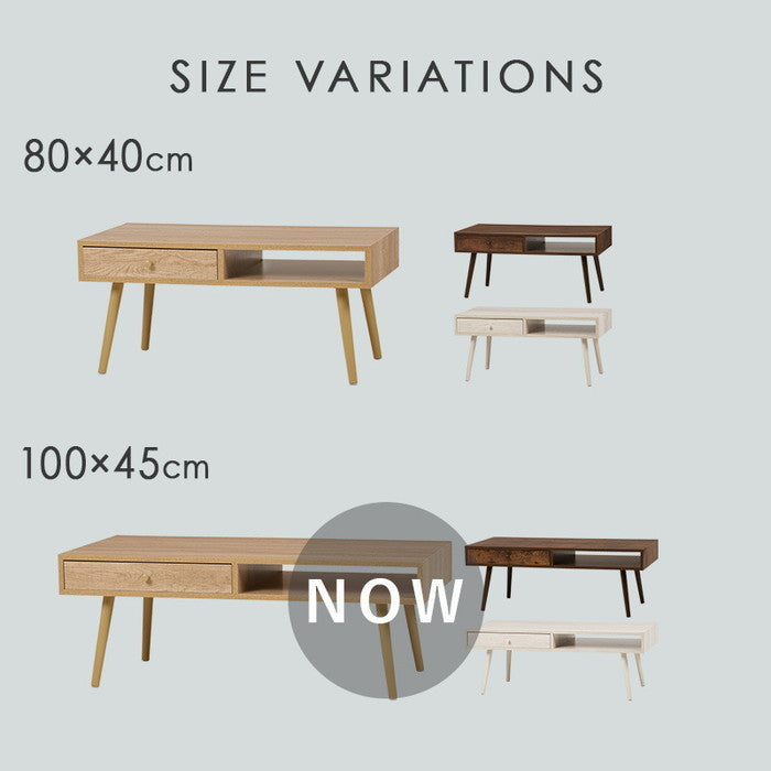テーブル MT-6476 幅100×奥行45×高さ36.5cm hgs-3000000507の画像