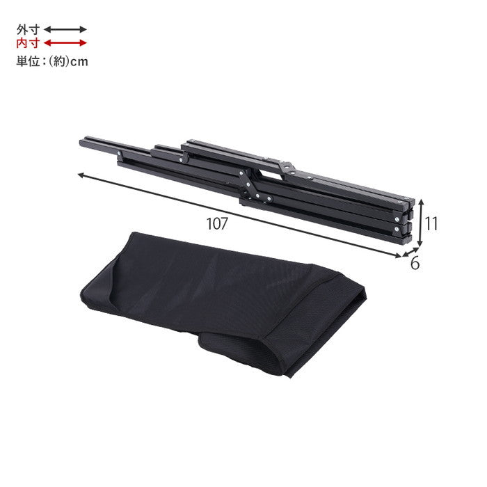 フォールディングチェア LOC-4493-BK (約)幅55×奥行73×高さ91×座面高33cm 折りたたみ 折り畳み hgs-3000000952の画像