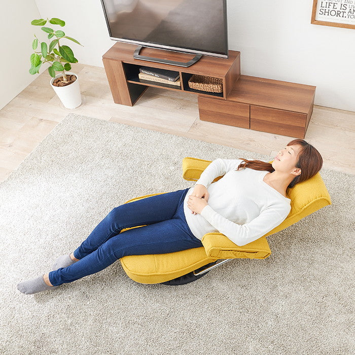 座椅子 LZ-4081DYE (約)幅58×奥行63?110×高さ73?18×座面高17cm hgs-3000000988の画像