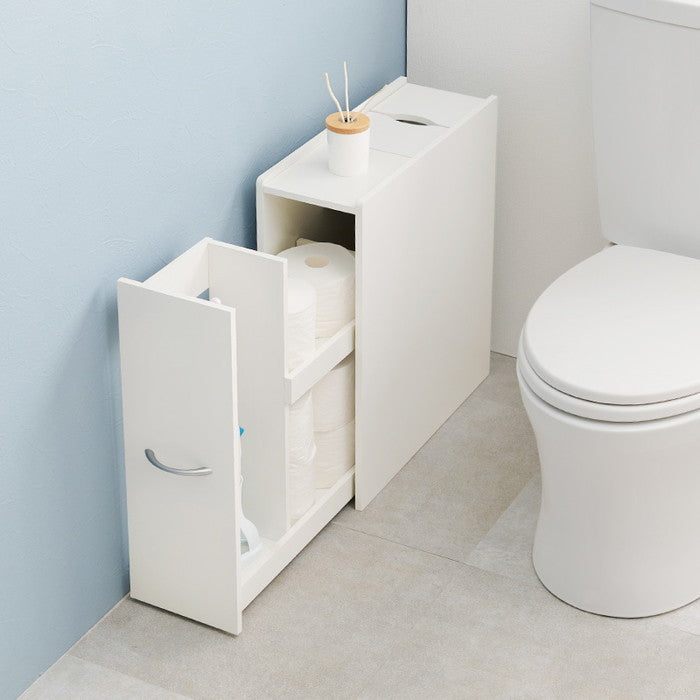 トイレラック RTR-1472WH (約)幅19×奥行50×高さ58.5cm hgs-3000002887の画像