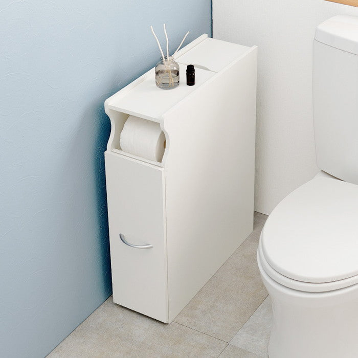 トイレラック RTR-1489WH (約)幅19×奥行53.5×高さ74cm hgs-3000002888の画像