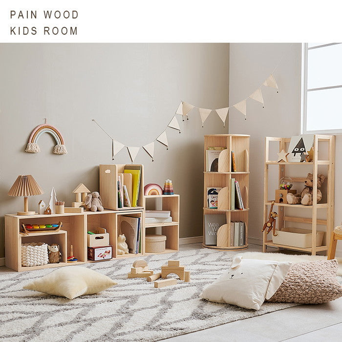 丸回転ラック MUD-6427 幅39×奥行39×高さ97cm hgs-3000003921の画像