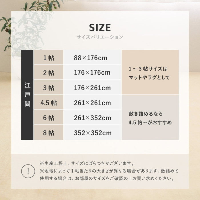 お医者さんがすすめる AskDoctors アスクドクターズ 抗菌プラチナ加工カーペット 江戸間 4.5帖 4.5畳 抗菌 防臭 防カビ 抗ウイルス 消臭 タフトカーペット 敷き詰めカーペット 無地 ラグマット オールシーズン 年中 hig-350120345xの画像