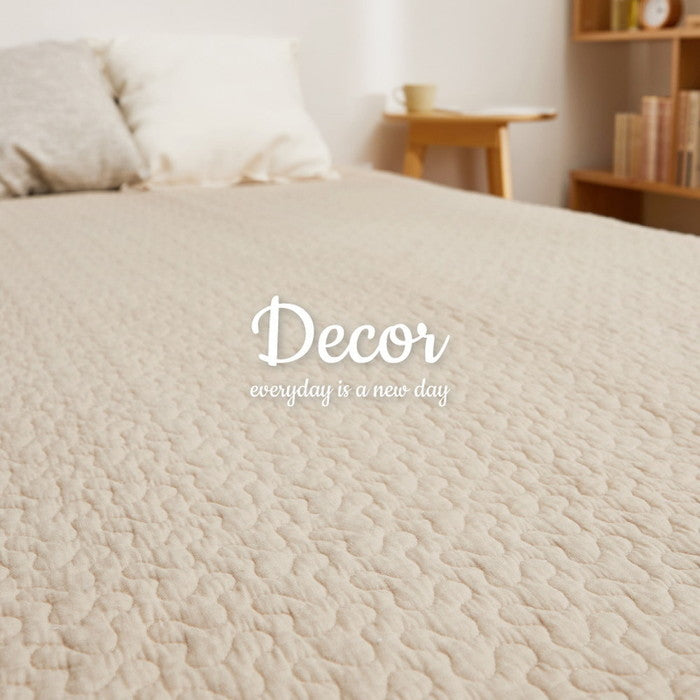 敷きパッド デコール 約100×205cm シングル S 敷きパット 敷パッド イブル キルティング 滑り止め付き ゴムなし hig-600009605xの画像