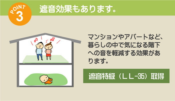 チップウレタン8mm入り い草ラグカーペット FCコルトNF 約200×200cm ihk-1070561063418の画像