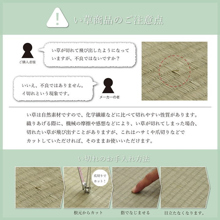 国産 い草 い草シーツ ネゴザ 寝ござ シンプル さらさら シングル 約88×180cm ブルー グリーン ihk-1122460040725の画像