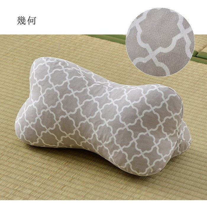 寝具 枕 くつろぐ もっちり 機能性 お昼寝 低反発チップ パイプ 日本製 ほね枕 足枕 約35×17cm レッド ネイビー ベージュ グリーン カジュアル 北欧 エスニック 和モダン ねこピンク カリンブルー ihk-1193470041618の画像