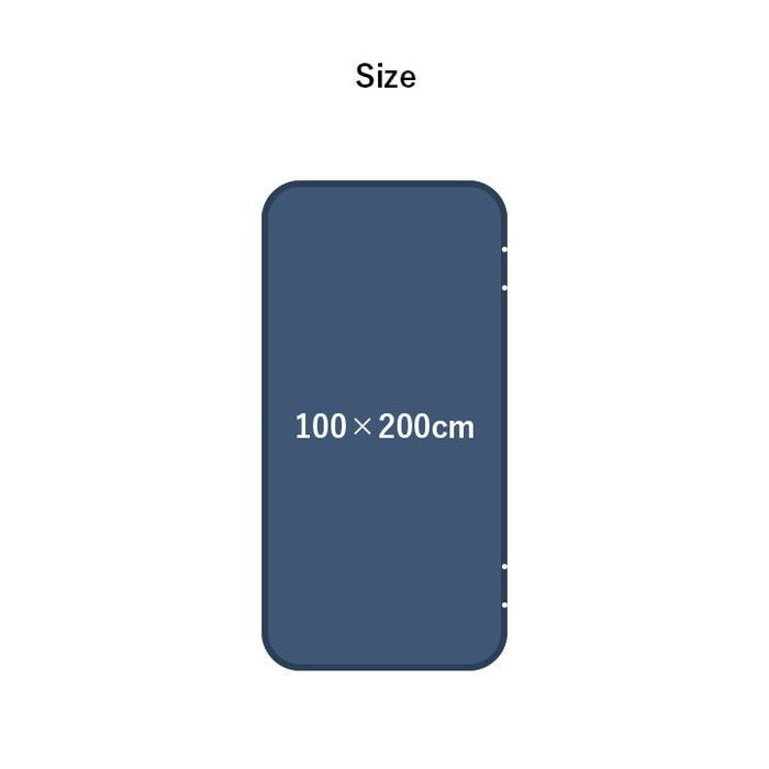 敷パット ハンガー干し 室内干し 干すのは楽 清潔 場所取らない おすすめ ズレ防止 シングル 約100×200cm ブラウン ネイビー ihk-1195520060101の画像