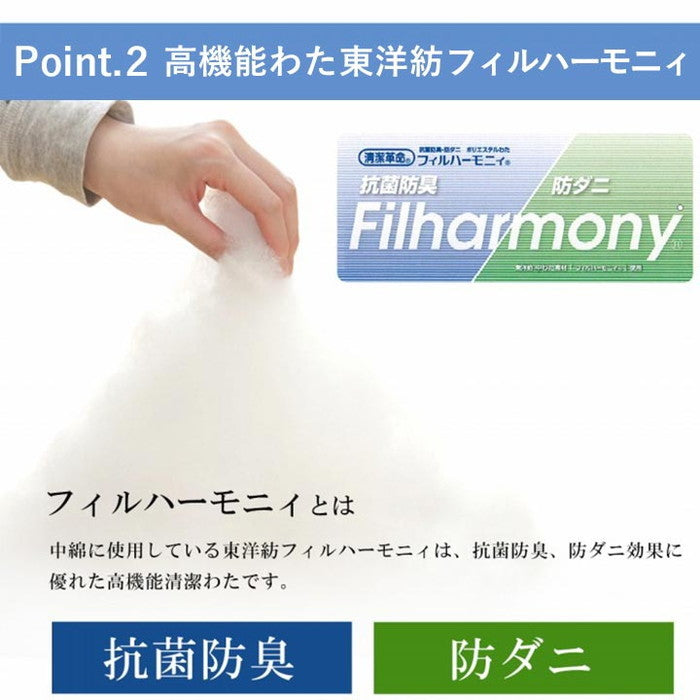 敷き布団 ダブル 寝具 洗える 無地 FIヌード 140×210cm ihk-1201550143902の画像