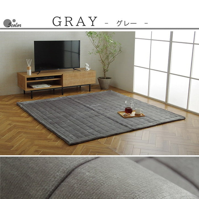 ラグ 長方形 手洗い なめらか 滑りにくい加工 ふっくら 約1.5畳 約130×185cm ベージュ グリーン グレー アイボリー ネイビー ihk-1291240024201の画像