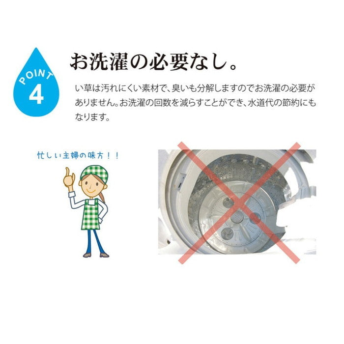 純国産 い草のシーツ 寝ござ 白水 シングル 約88×180cm 熊本県八代産イ草使用 ブルー アイボリー ブラック グリーン グレー ihk-1400310047005の画像
