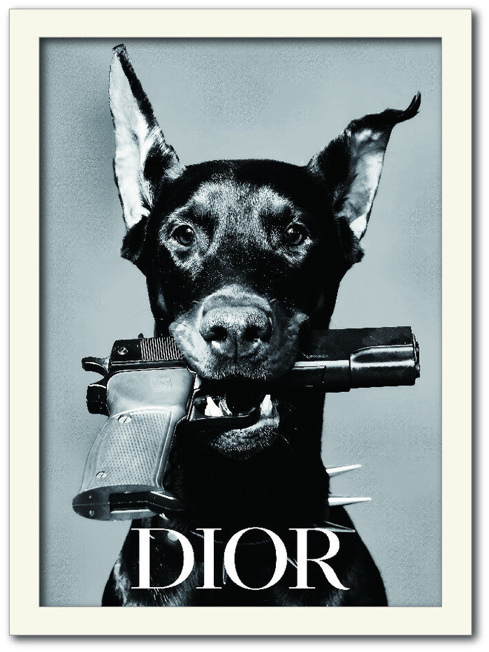 ディオール DIOR Fashion Photography series2 FS-2009WH-A3 フレームカラー:ホワイト サイズ:A3 店舗 カフェ ラウンジ ロビー ホテル 法人 kar-10130557s6の画像