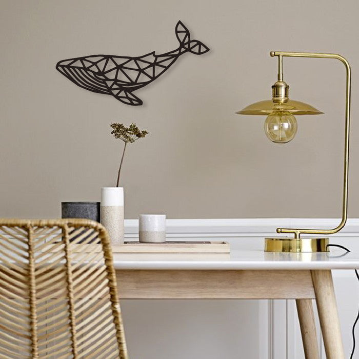 GEO-ARTシリーズ Whale クジラ GA-1007 サイズ 約W380×H210×D4mm 重量 約100g 店舗 カフェ ラウンジ ロビー ホテル 法人 kar-11673546s1の画像