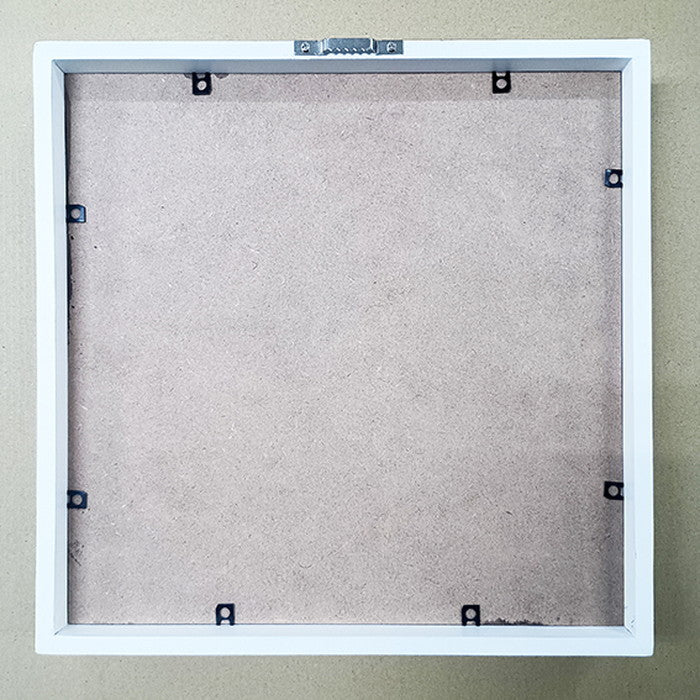 花束のアートフレーム Jolies fleurs AZ-1002WH フレームカラー アンティークホワイト花束の色 イエロー 背景色 白 W265×H265×D45mm 店舗 カフェ ラウンジ ロビー ホテル 法人 kar-11707600s2の画像