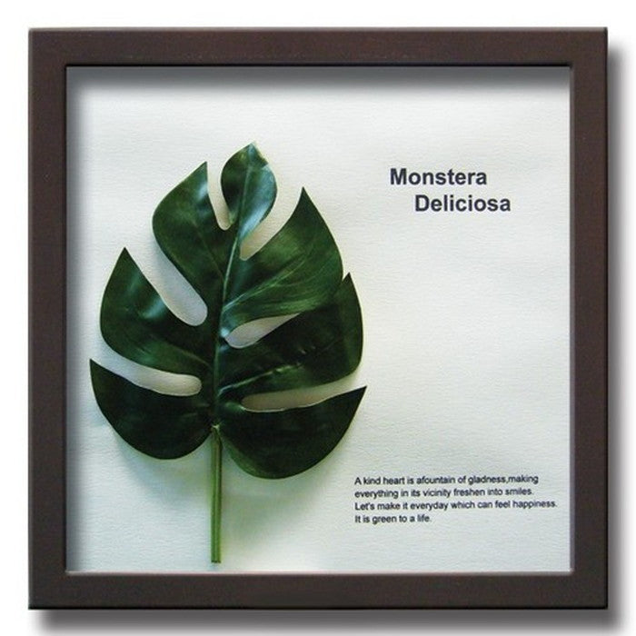 インテリアグリーンアート ForestDeco Monstera Deliciosa1 ブラウン FD-1001 店舗 カフェ ラウンジ ロビー ホテル 法人 kar-3060941s1の画像