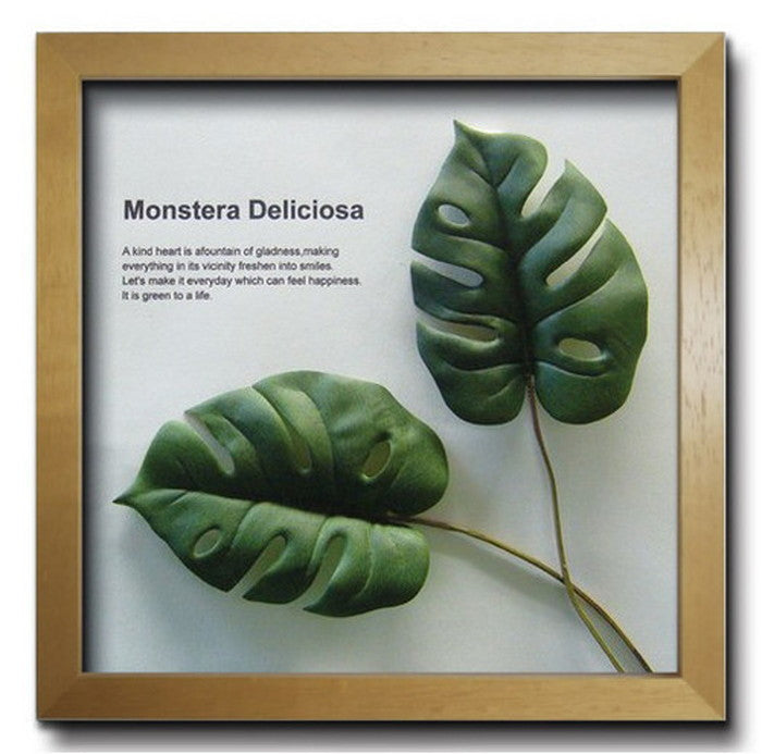インテリアグリーンアート ForestDeco Monstera Deliciosa2 ナチュラル FD-2002 店舗 カフェ ラウンジ ロビー ホテル 法人 kar-3060942s3の画像