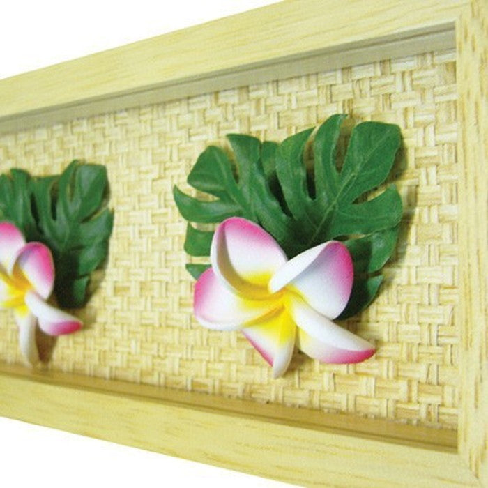ハワイアン インテリアアート Frangi Pani NA プルメリアイエロー PZ-8004 店舗 カフェ ラウンジ ロビー ホテル 法人 kar-3067161s1の画像