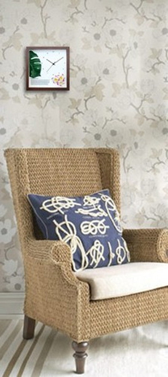 アジアン ハワイアン インテリア時計 DECLOCK モンステラ BR プルメリア イエロー DC-1205 保証付 店舗 カフェ ラウンジ ロビー ホテル 法人 kar-3096926s2の画像