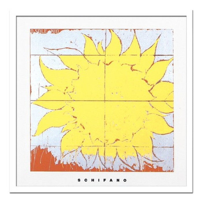 インテリアアート Mario Schifano O Sole Mio 1964 ヒモ付 AB-10677 店舗 カフェ ラウンジ ロビー ホテル 法人 kar-3097093s1の画像