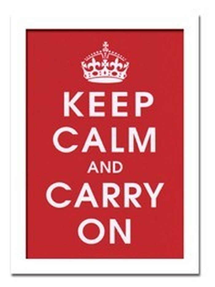 インテリアアート Vintage Reproduction Keep Calm Red ヒモ付 AN-10611 店舗 カフェ ラウンジ ロビー ホテル 法人 kar-3097124s1の画像