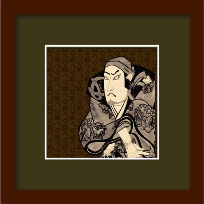 和柄 和額装シリーズ KABUKI 歌舞伎 WG-1001 アート 絵 フレーム 店舗 カフェ ラウンジ ロビー ホテル 法人 kar-3133283s1の画像