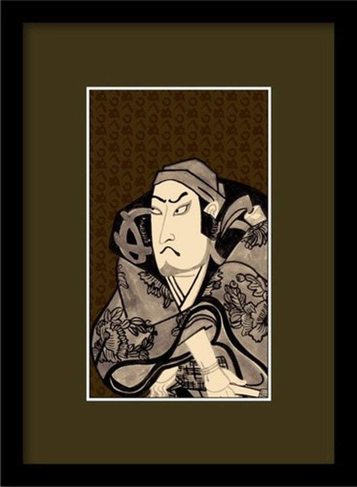 和柄 和額装シリーズ KABUKI 歌舞伎 WG-2001 アート 絵 フレーム 店舗 カフェ ラウンジ ロビー ホテル 法人 kar-3133288s1の画像