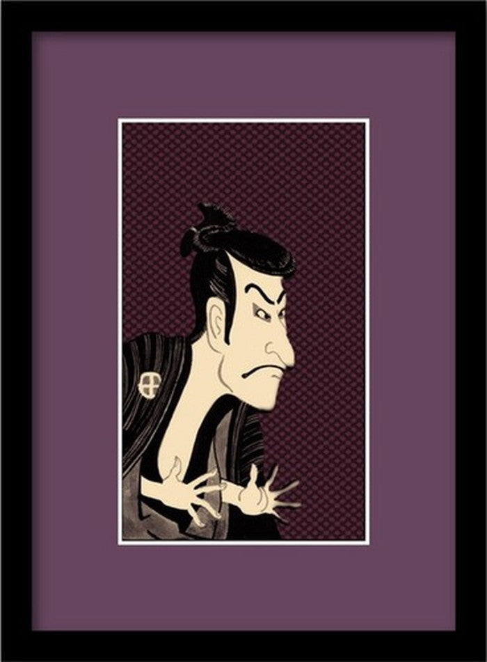 和柄 和額装シリーズ KABUKI 歌舞伎 WG-2005 アート 絵 フレーム 店舗 カフェ ラウンジ ロビー ホテル 法人 kar-3133292s1の画像