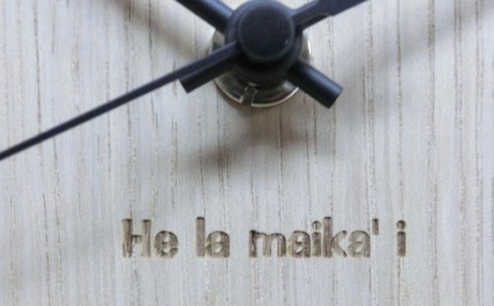 ハワイアンクロック プルメリアイエロー ナチュラル ナチュラル プルメリア イエロー DC-1601 保証付 店舗 カフェ ラウンジ ロビー ホテル 法人 kar-3164187s1の画像