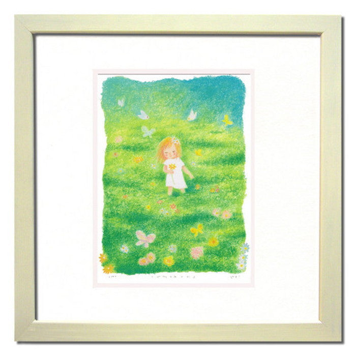 インテリアアート Ryo やさしい風の日 ジグレー版画 ヒモ付 RY-1019 店舗 カフェ ラウンジ ロビー ホテル 法人 kar-4534161s1の画像