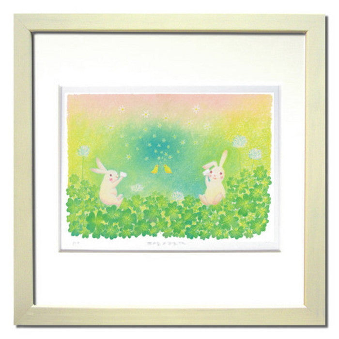 インテリアアート Ryo 声を聞かせて ジグレー版画 ヒモ付 RY-1024 店舗 カフェ ラウンジ ロビー ホテル 法人 kar-4534166s1の画像