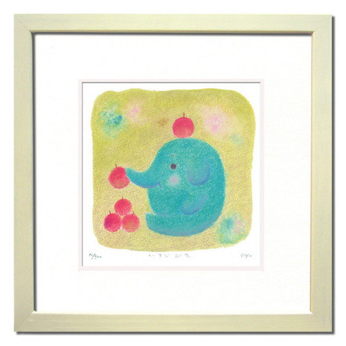 インテリアアート Ryo 一緒にたべよう ジグレー版画 ヒモ付 RY-1025 店舗 カフェ ラウンジ ロビー ホテル 法人 kar-4534167s1の画像