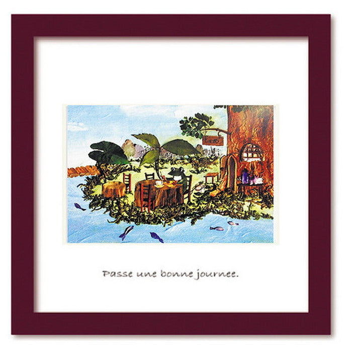 200角 インテリア ミニアート Atelier Flower Horizon Breakfast ヒモ付 SA-2003 店舗 カフェ ラウンジ ロビー ホテル 法人 kar-4534179s1の画像