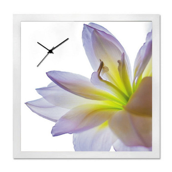 アート+時計 A-CLOCK Lily ホワイト AC-1001 保証付 店舗 カフェ ラウンジ ロビー ホテル 法人 kar-5620671s1の画像