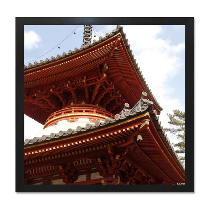 インテリアアート RAKUDECO ラクデコシリーズ 五重塔 ブラック RD-1012 店舗 カフェ ラウンジ ロビー ホテル 法人 kar-5620958s2の画像