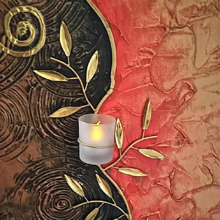 バリ アーティスト 手描き インテリア アート 3D ABSTRACT ART C ヒモ付 BA-1003 店舗 カフェ ラウンジ ロビー ホテル 法人 kar-5621043s1の画像