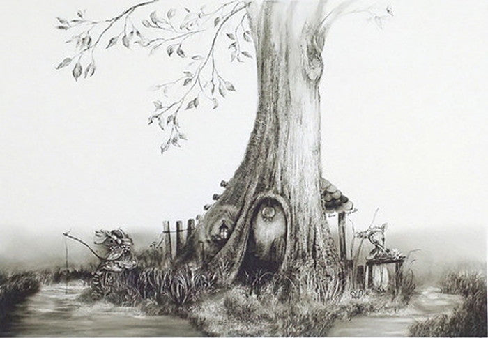 200角ミニアート Atelier Flower Horizon 川のほとり SA-2007 ヒモ付 店舗 カフェ ラウンジ ロビー ホテル 法人 kar-6829346S1の画像