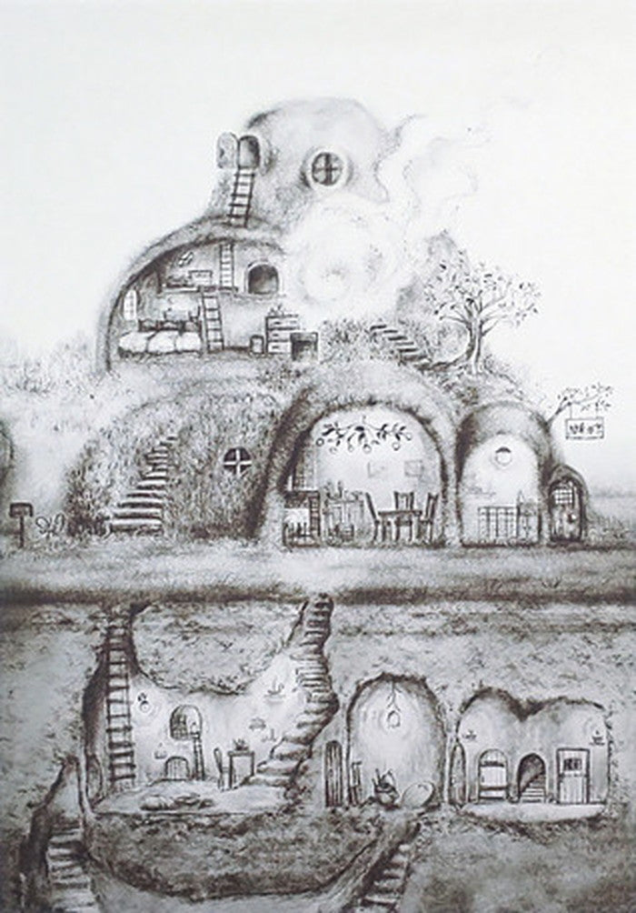 200角ミニアート Atelier Flower Horizon Whose Rooms SA-2009 ヒモ付 店舗 カフェ ラウンジ ロビー ホテル 法人 kar-6829348S1の画像