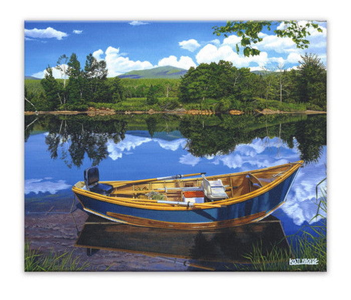 八百板浩司 トラウト4 CY-1009 直筆サイン入り キャンバスアート 店舗 カフェ ラウンジ ロビー ホテル 法人 kar-6893211S1の画像