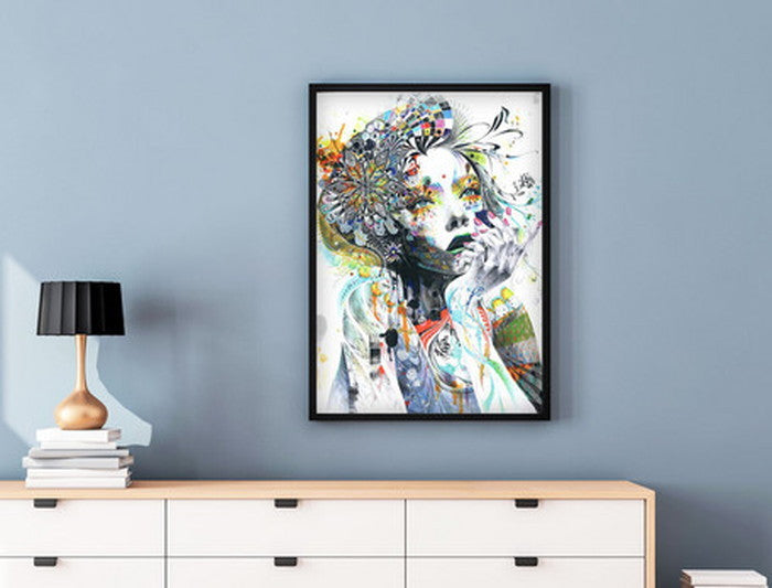 MINJAE Art Posters フレーム付き PA-1010 フレーム付 店舗 カフェ ラウンジ ロビー ホテル 法人 kar-7401394S1の画像