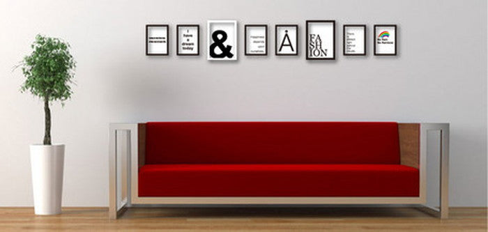 タイポグラフィー アート Typography9 TP-1009NA-A4 フレームカラー ナチュラル サイズ A4 店舗 カフェ ラウンジ ロビー ホテル 法人 kar-7423152S3の画像