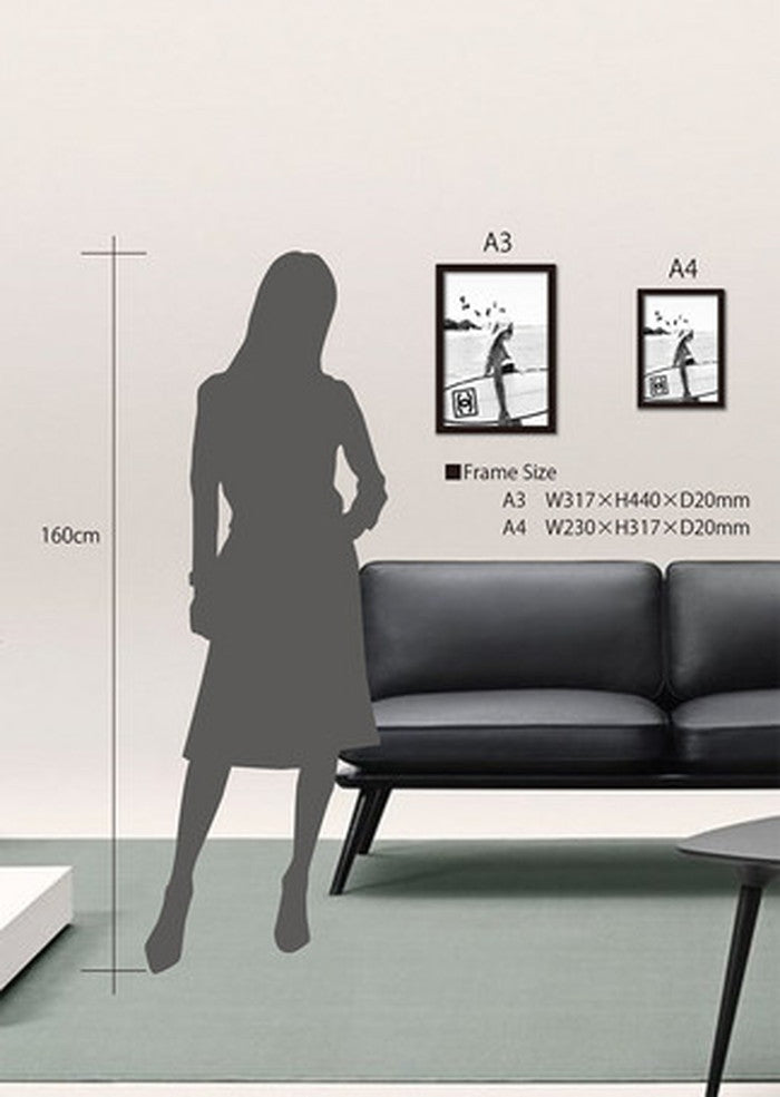 シャネル CHANEL Fashion Photography series FS-1001WH-A4 フレームカラー ホワイト サイズ A4 店舗 カフェ ラウンジ ロビー ホテル 法人 kar-7486247S2の画像