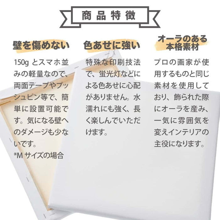 CREA キャンバスアートパネル ボタニカルシリーズ botanical Series 3枚セット CE-4003 3枚組 W297×H420×D20mm 3枚 店舗 カフェ ラウンジ ロビー ホテル 法人 kar-9139891s1の画像