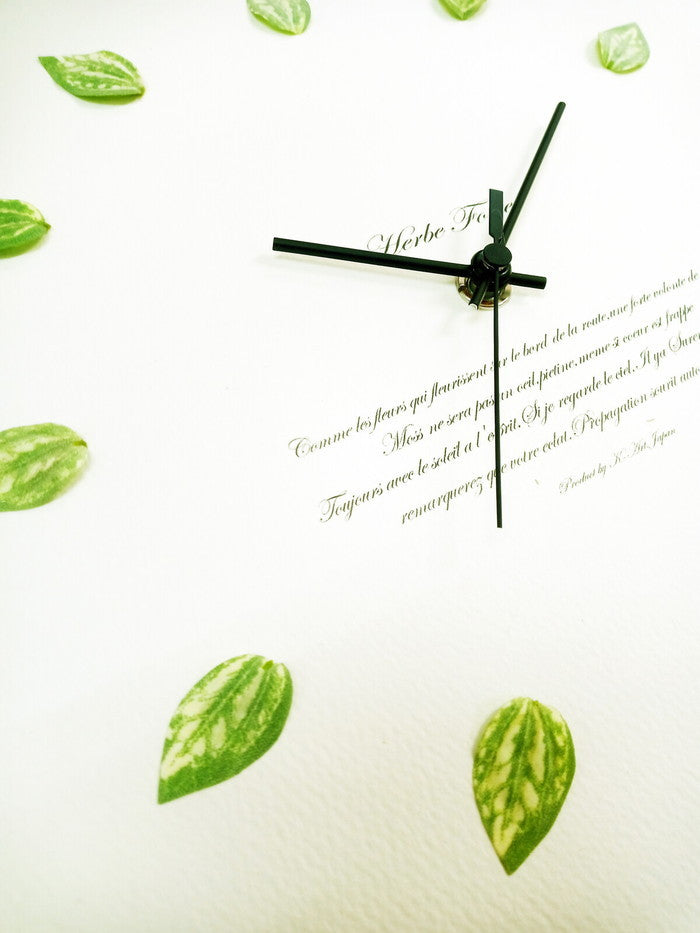 かわいいピレアの掛時計 Pilea Clock SV-2001 フレームカラー:アンティークホワイト 保証付 店舗 カフェ ラウンジ ロビー ホテル 法人 kar-9284146s1の画像