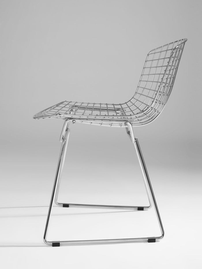 ベルトイヤサイドチェアA スチール クロームメッキ ブラック ホワイト W54xD55xH75 e-comfort デザイナーズ ジェネリック家具 リプロダクト kwg-ch7177aの画像