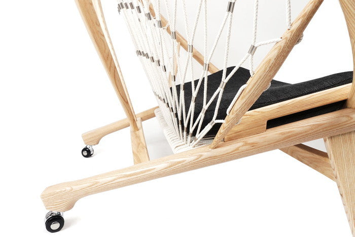 サークルチェア 本革 レザー ウォールナット ロープ ブラック ホワイト ブラウン ダークブラウン クリームホワイト レッド W112xD88xH99 sh37 e-comfort デザイナーズ ジェネリック家具 リプロダクト kwg-ch7261-wal-leの画像