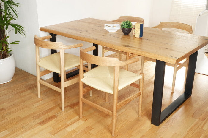 【即納】ラストダイニング チェア オーク ペーパーコードナチュラル W55xD50xH75 sh46 AH69 e-comfort デザイナーズ ジェネリック家具 リプロダクト kwg-ch90256j8aの画像