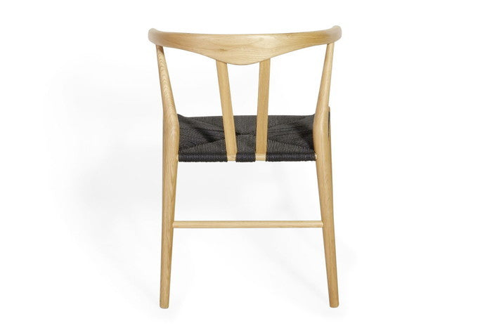 リボーンチェア オーク ナチュラル ブラック ペーパーコード 保証付 e-comfort デザイナーズ ジェネリック家具 リプロダクト kwg-ch9324-oakの画像