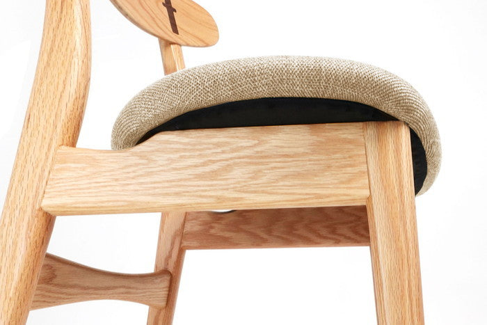 【即納】9517 チェア ファブリック レッドオーク ブラウン ブラック レイクブルー W50xD47xH75 sh45 e-comfort デザイナーズ ジェネリック家具 リプロダクト kwg-ch95176t3e3jの画像