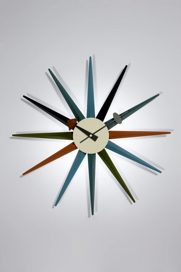 【即納】ジョージ ネルソン サンバースト クロック 保証付 e-comfort デザイナーズ ジェネリック家具 リプロダクト kwg-cw08の画像
