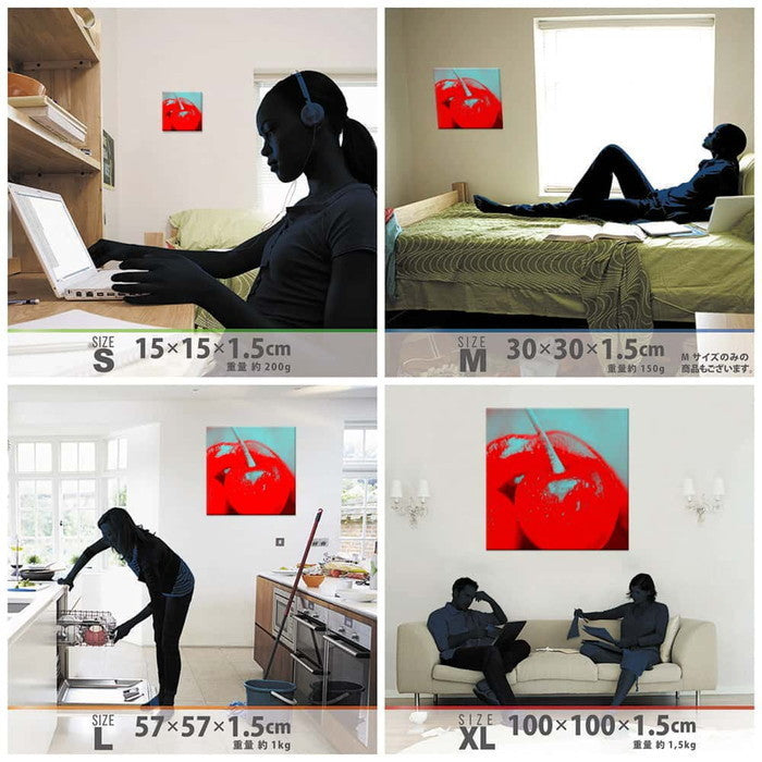 セクシー SEXY XLサイズ 100cm×100cm アートパネル ファブリックパネル アートボード 壁掛け 日本製 ラッピング付き 店舗 カフェ ラウンジ ロビー ホテル 法人 lib-ccc-0001-xlの画像